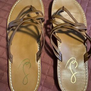 Sam Edelman Tan Strappy Sandals